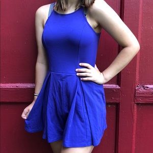 Garage purple/blue romper